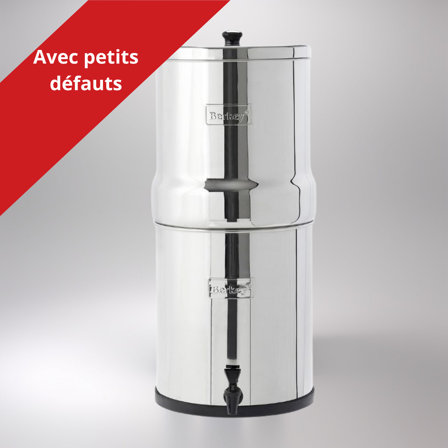BERKEY SYSTEMS Fontaine berkey filtration Big Berkey® 8,5 litres – 2 filtres Black Berkey® – avec légers défauts esthétiques