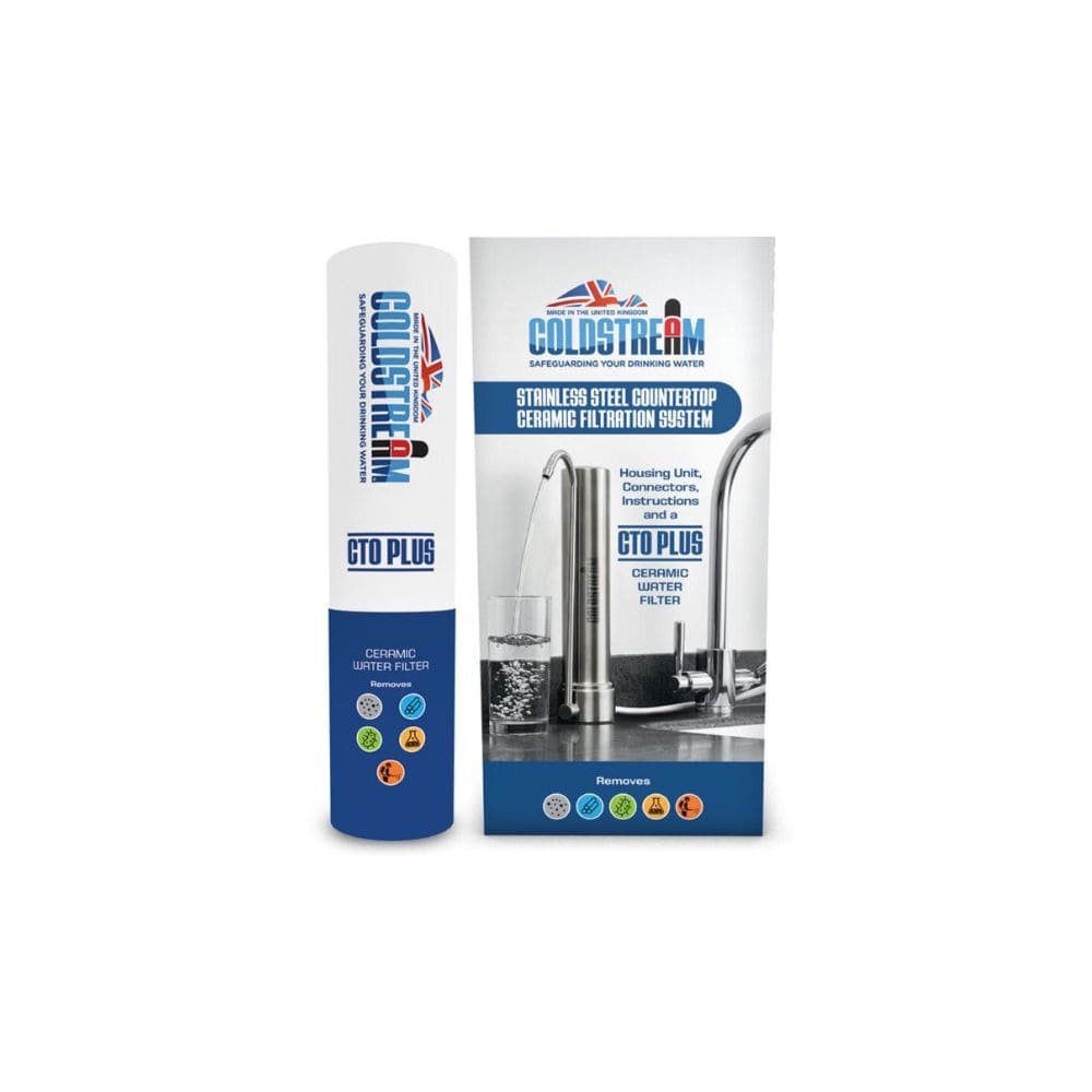COLDSTREAM Coldstream filtres CTO+ Cartouche Purificateur d'eau CTO+, ref CF102W – pour système sur évier CA003