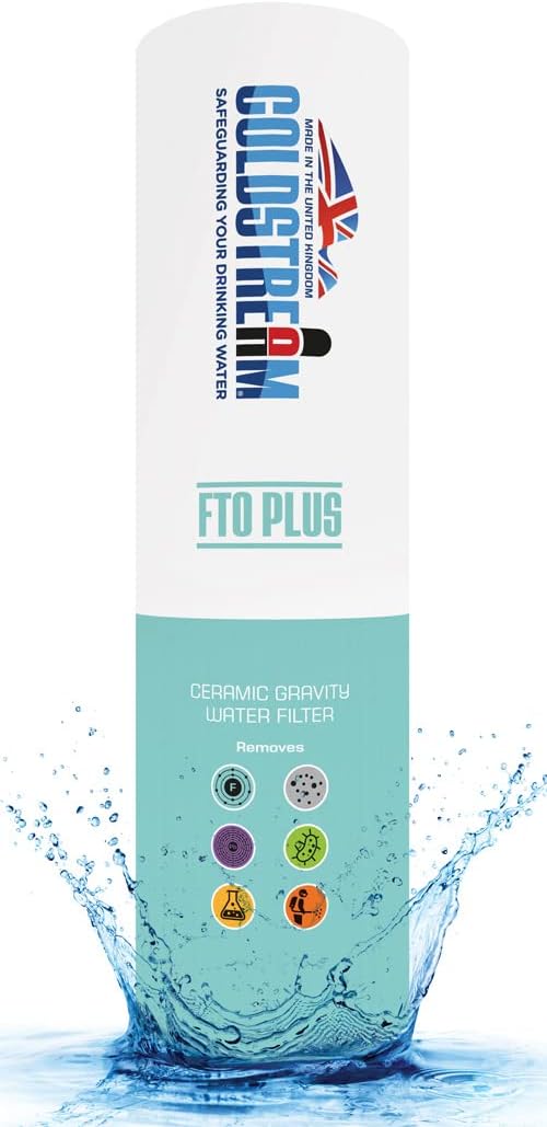 COLDSTREAM Coldstream filtres Filtre à eau céramique FTO Plus x 4 – Berkey - Berkefeld - compatible, ref CF163W