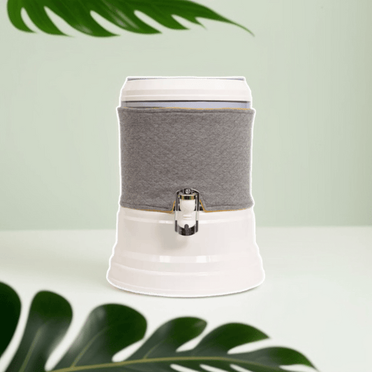 EVA UNITED LTD housses cuve verre inférieure 7 litres Housse bac inférieur - Fontaine Eva 7 litres cuve verre - coloris Gris foncé - Gris clair