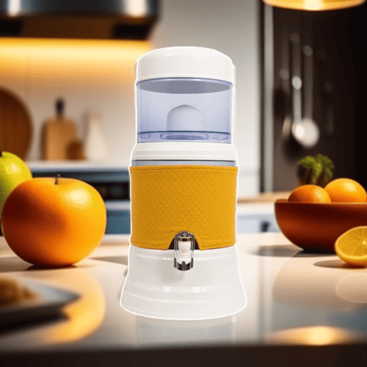 EVA UNITED LTD housses cuve verre inférieure 7 litres Housse bac inférieur - Fontaine Eva 7 litres cuve verre - coloris - jaune