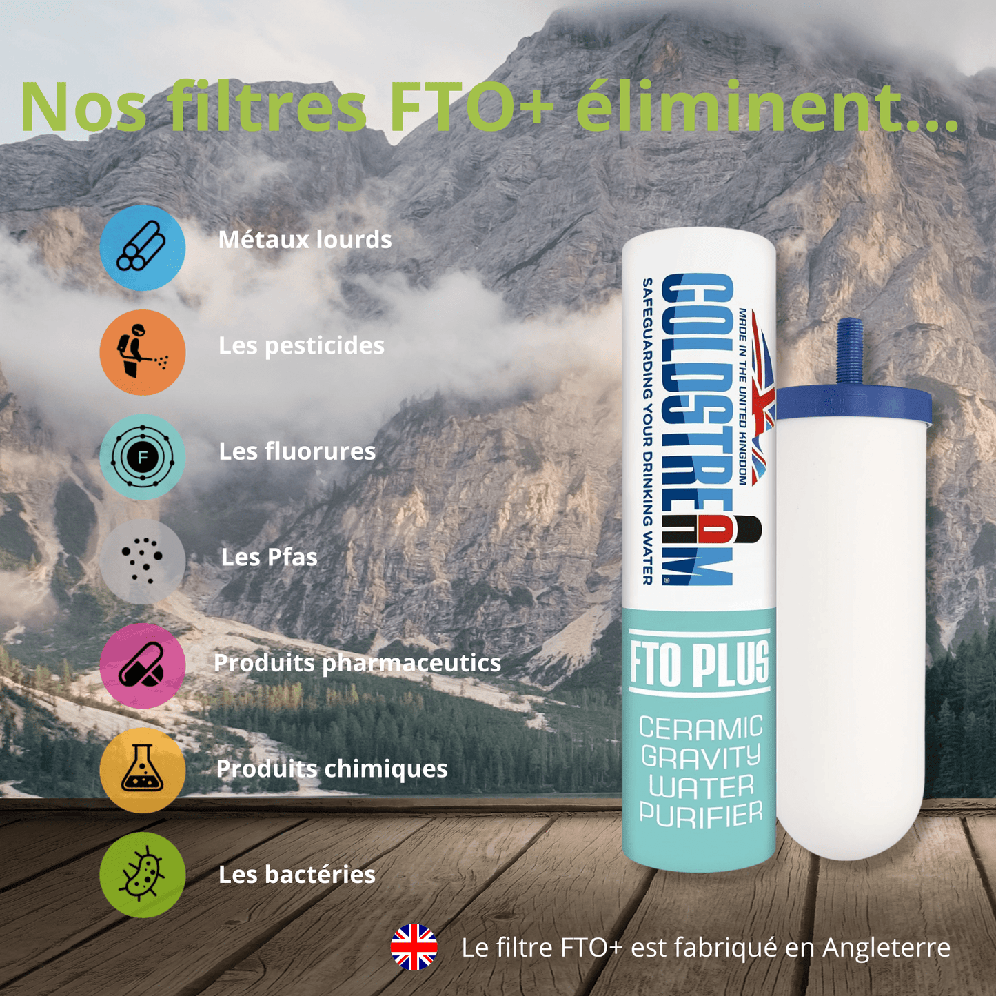 Monderma waterfilters fontaine monderma Fontaine Monderma Big 8.5L - 2 filtres FTO+