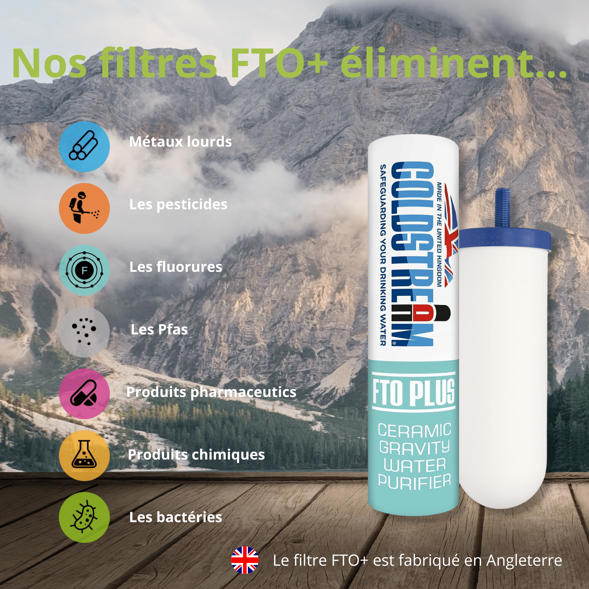 Monderma waterfilters fontaine monderma Fontaine Monderma Big 8.5L - 2 filtres FTO+