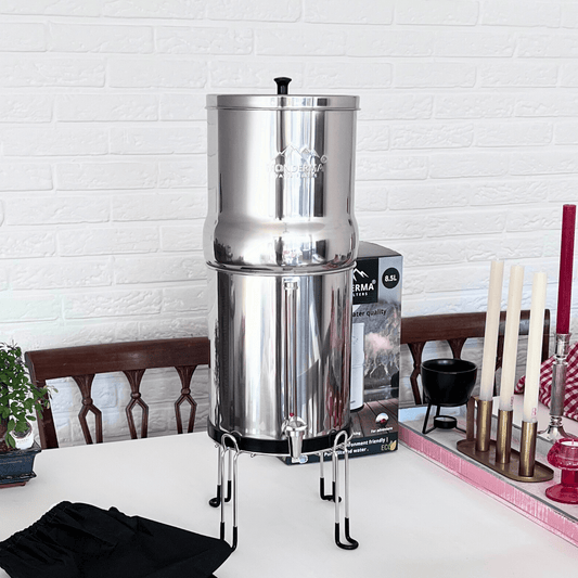 Monderma waterfilters fontaine monderma Monderma Big 8.5L - 2 filtres FTO+ coldstream - robinet inox