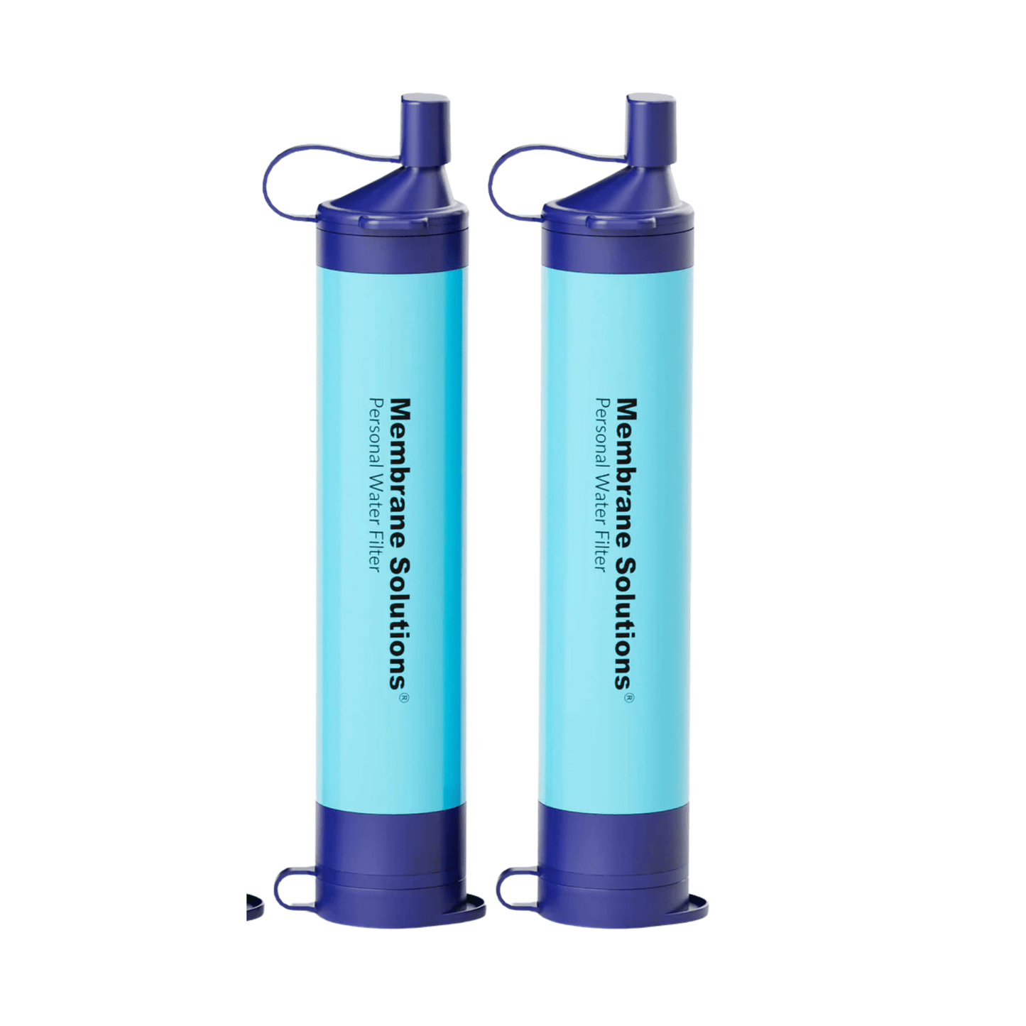 Monderma waterfilters Paille filtrante Pack de 2 Paille filtrante, lot de 4 à 200 unités, toute situation, Membrane solutions, débit 500ml par minute