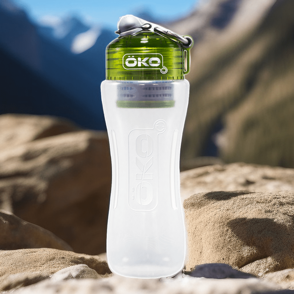 ÖKO Gourde OKO ÖKO gourde filtrante verte| 650ml (filtre 400L inclus)