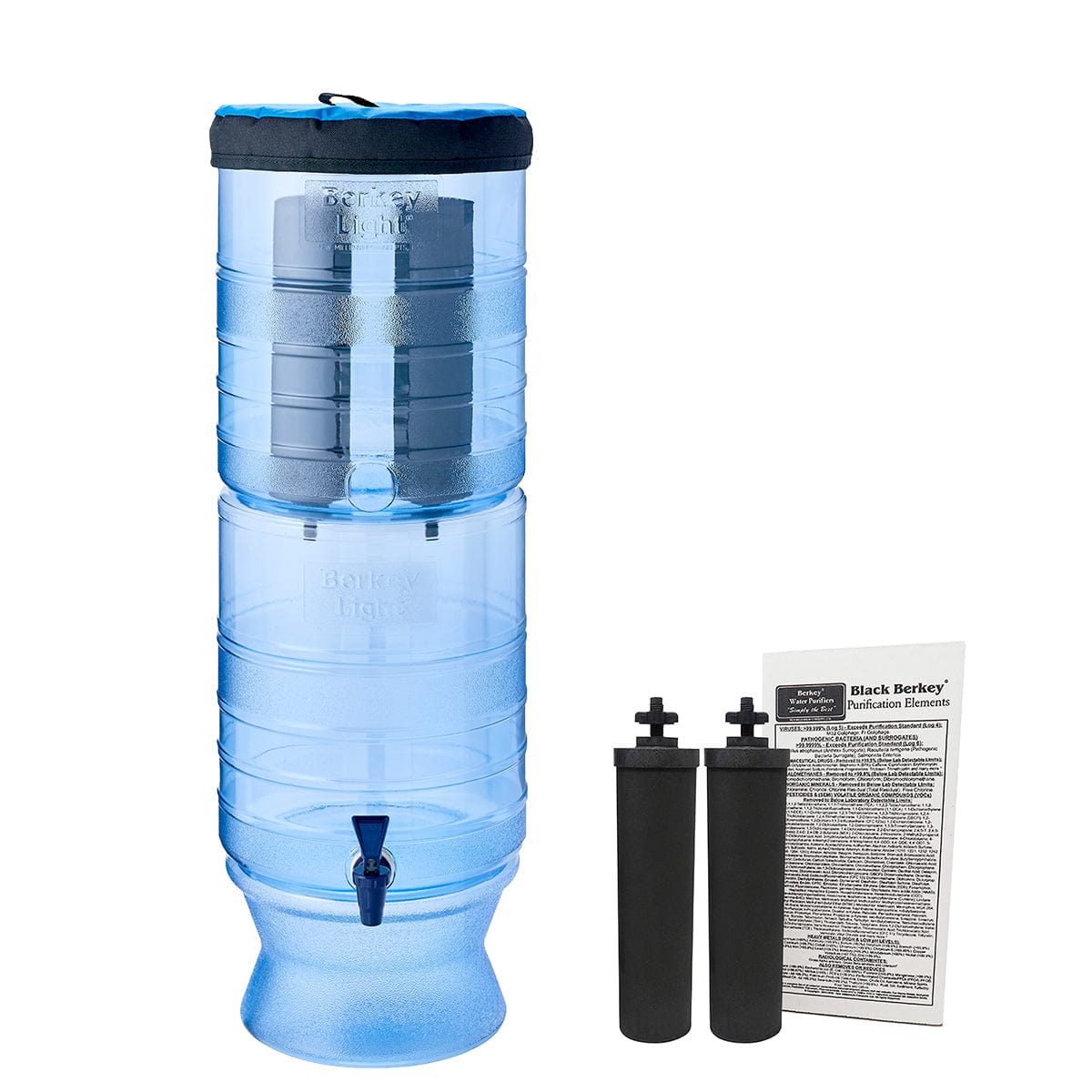 Berkey® Light 10.4 liters | 2 Black Berkey® filters | Ref BL4X2-BB