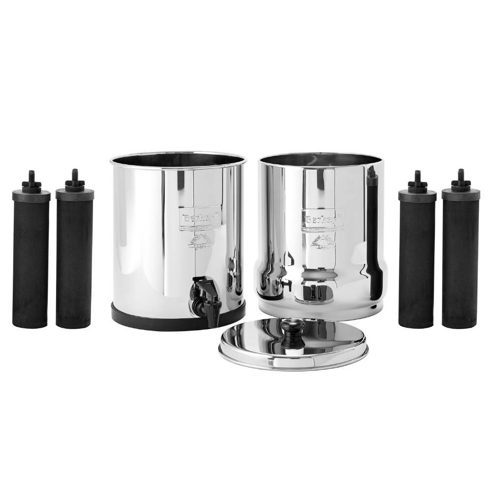 BERKEY SYSTEMS Fontaine berkey filtration Fontaine à eau Impérial Berkey® 17 litres - 2 filtres Black Berkey® - Ref IMP6X2-BB