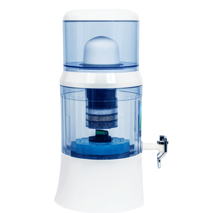 Fontaine à eau filtrante et réfrigérante haute capacité