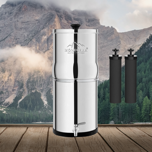 Fuente de agua Monderma Big 8.5L - 2 Filtros negros Cartridges