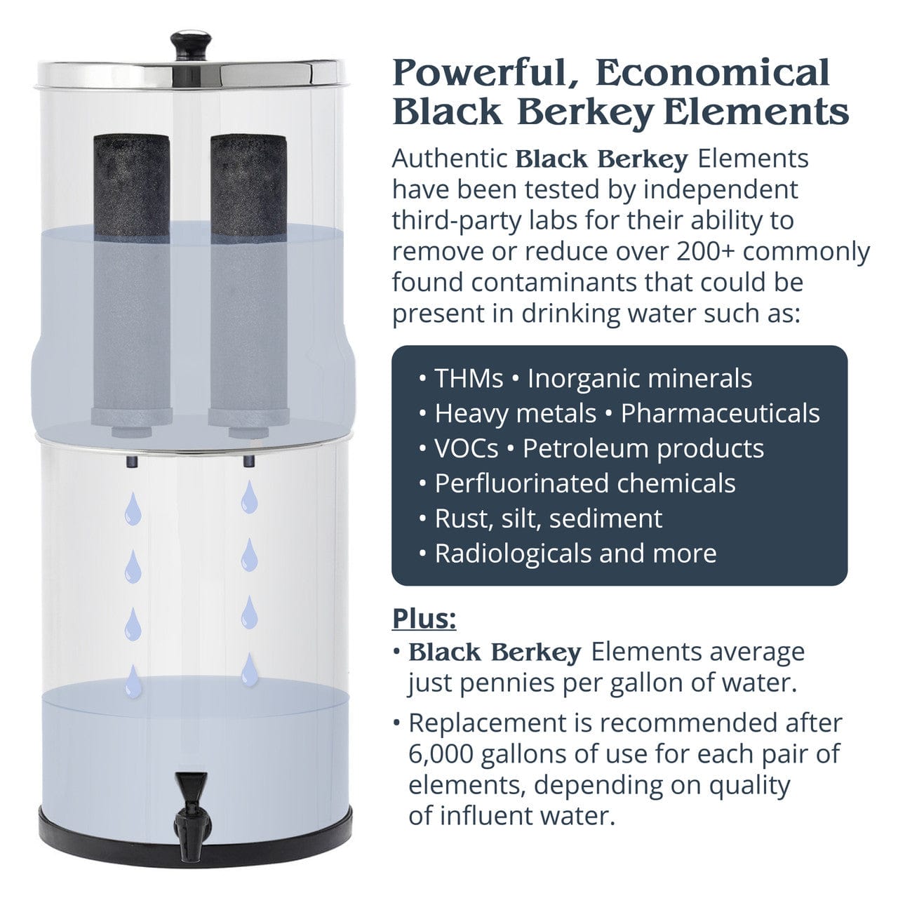KIT GO BERKEY : Filtre à eau plus gourde  SPORT BERKEY  › 0,95 et 0,6  litres.