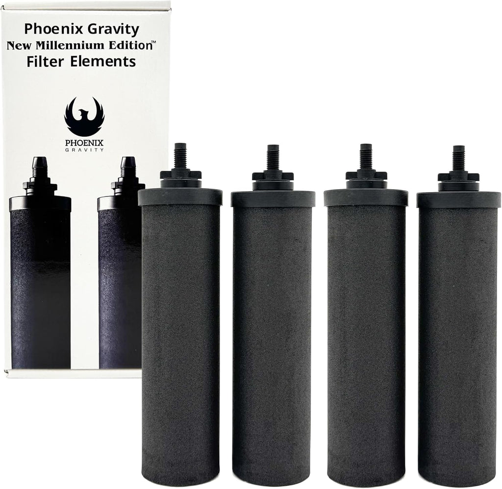 BERKEY SYSTEMS Filtres charbon phoenix Berkey Phoenix Gravity New Millennium Edition 4 Filters Elements