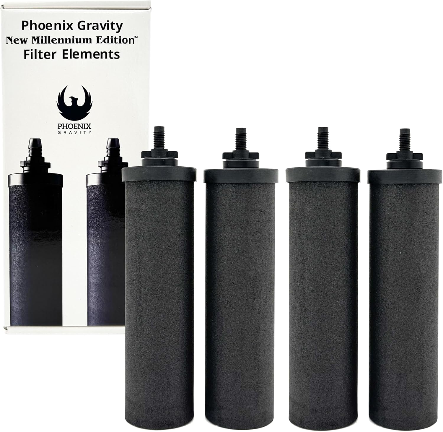 BERKEY SYSTEMS Filtres charbon phoenix Berkey Phoenix Gravity New Millennium Edition 4 Filters Elements