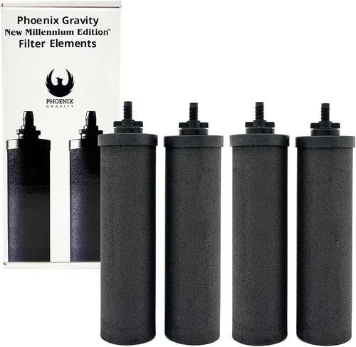 BERKEY SYSTEMS Filtres charbon phoenix Berkey Phoenix Gravity New Millennium Edition 4 Filters Elements