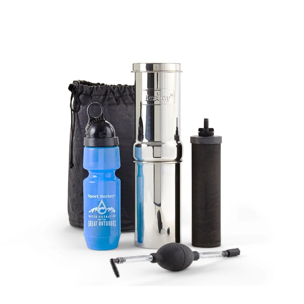 BERKEY SYSTEMS Fontaine berkey filtration Go Berkey® Kit & Black Berkey® Primer 1 Qt. 0.95 litres - ref GOBK-KIT