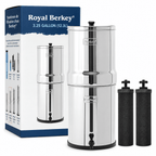 BERKEY SYSTEMS Fontaine berkey filtration Royal Berkey 12,3 L – 2 filtres Black Berkey
