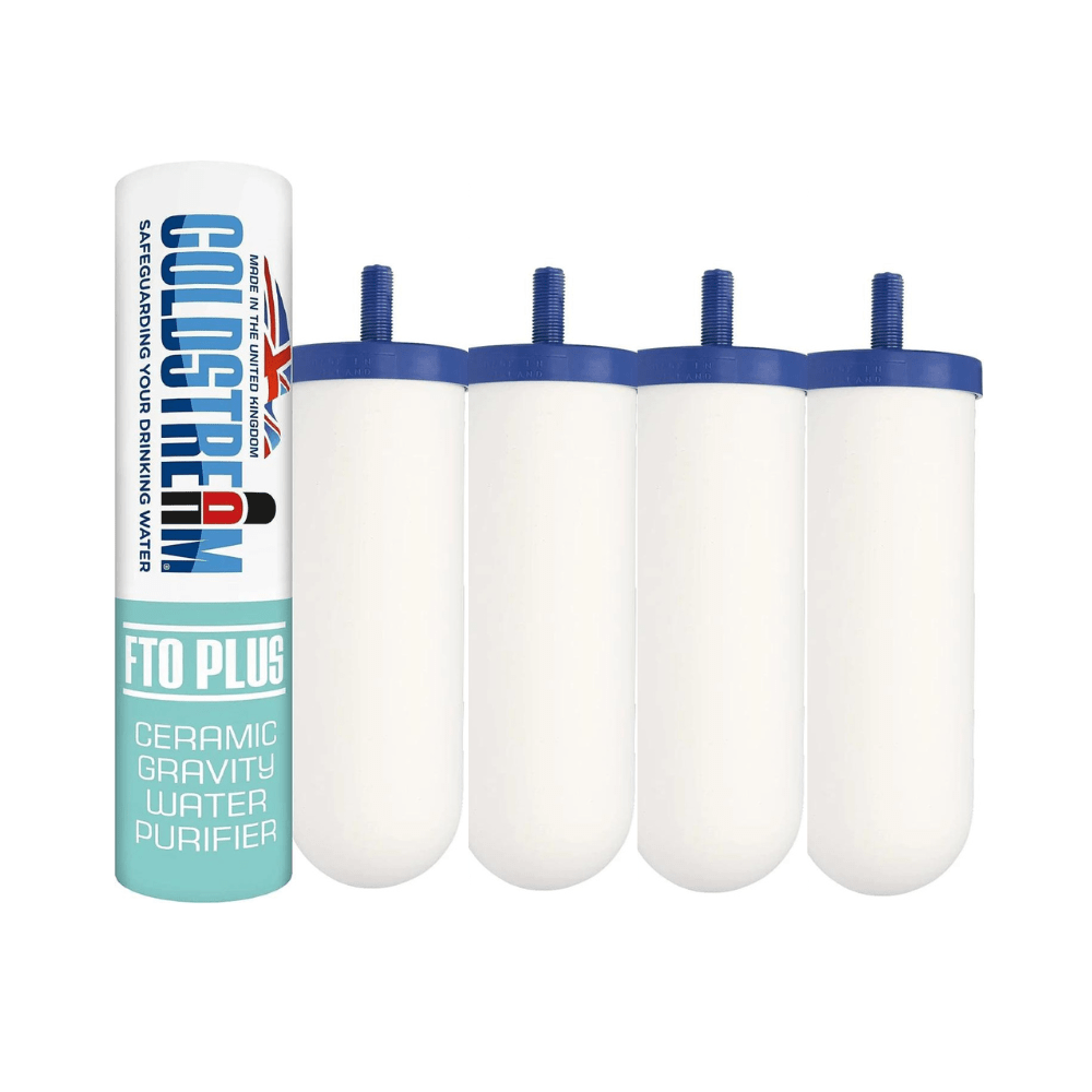 COLDSTREAM Coldstream filtres Céramique filtrante FTO Plus x 4 - pour fontaine Berkefeld et berkey - compatible, ref CF163W