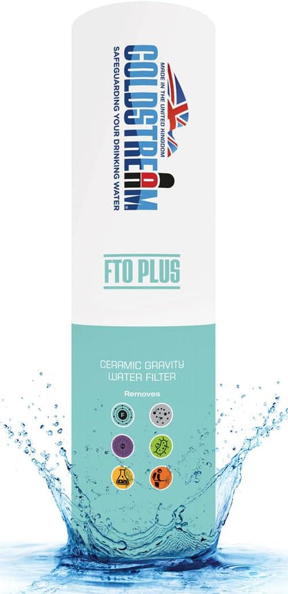 COLDSTREAM Coldstream filtres Filtre à eau céramique FTO Plus x 4 –  Berkey - Berkefeld - compatible, ref CF163W