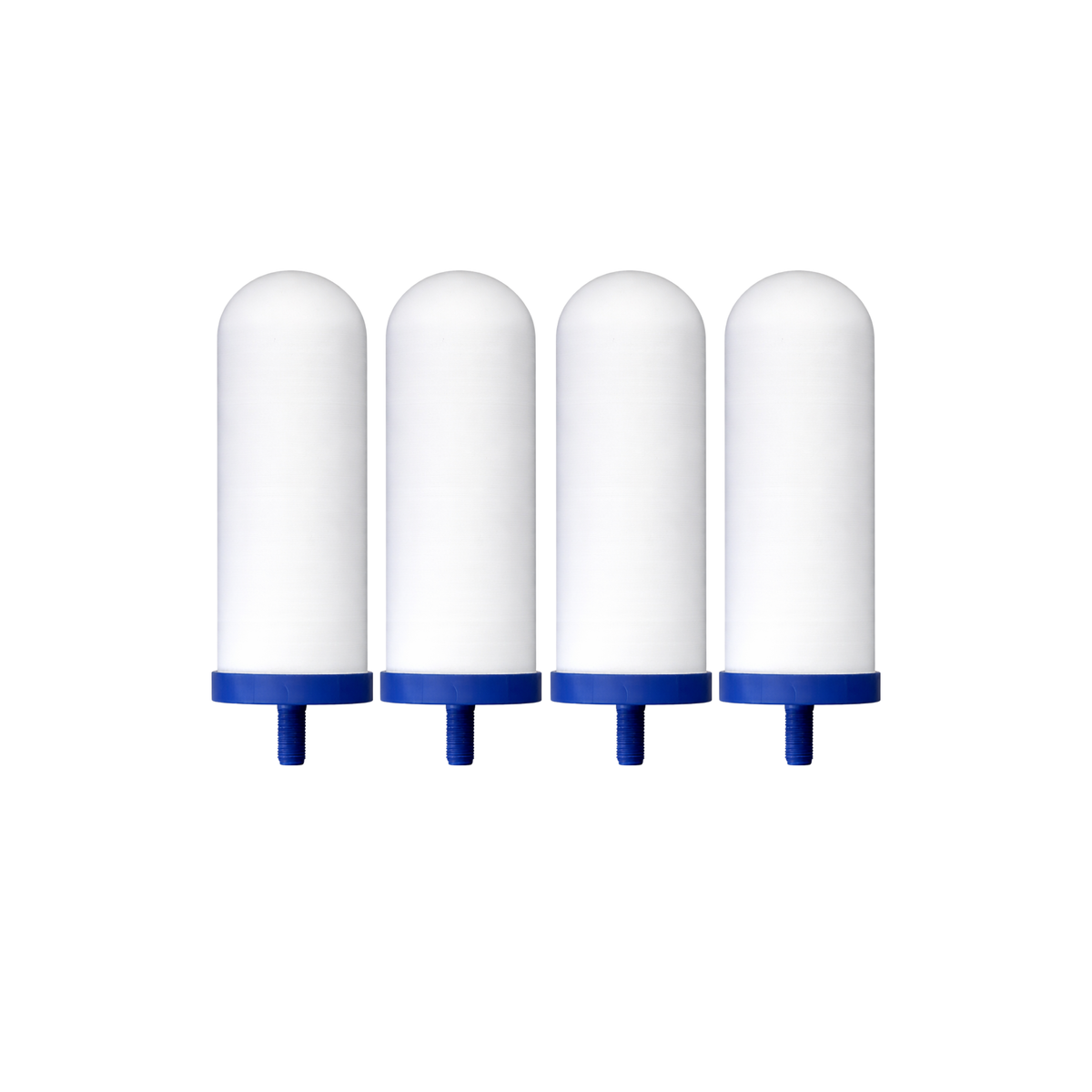 Filtri per l'acqua COLDSTREAM Set di 4 filtri in ceramica FTO+ - Compatibili con Berkey, British Berkefeld, ProOne