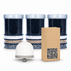 EVA UNITED LTD Cartouches filtres Pack filtration EVA – 3 cartouches Ultimate, 1 céramique et 1 recharge de minéraux