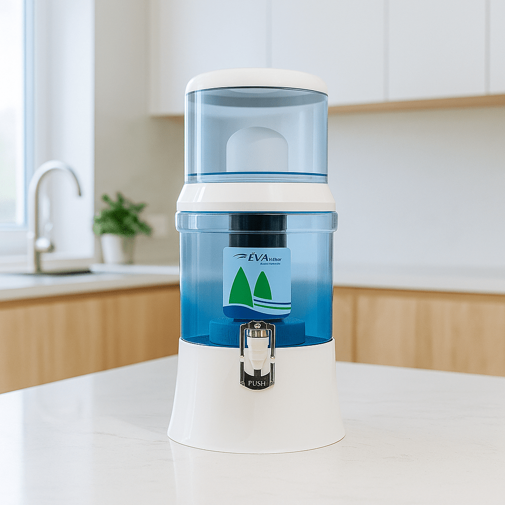 EVA UNITED LTD fontaine à eau eva Fontaine à eau EVA 7L – Cuve en verre avec système magnétique