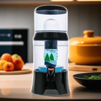 EVA UNITED LTD Eva-Wasserbrunnen EVA-Bop-Filterwasserbrunnen, 7 Liter – Schwarz – mit Magnetsystem