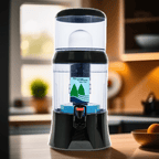 EVA UNITED LTD Eva-Wasserbrunnen EVA plc Filterwasserbrunnen, 7 Liter – schwarz – ohne Magnetsystem
