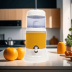 EVA UNITED LTD untere Kunststofftankabdeckungen 12 Liter. Untere Wannenabdeckung – Eva Fountain 12 Liter – hellgrau – gelbe Farbe
