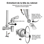 Monderma Accessoires, robinet inox, Monderma Robinet à niveau Monderma Water View 7"- Pour système 5.6L et 8.5L - compatible berkey