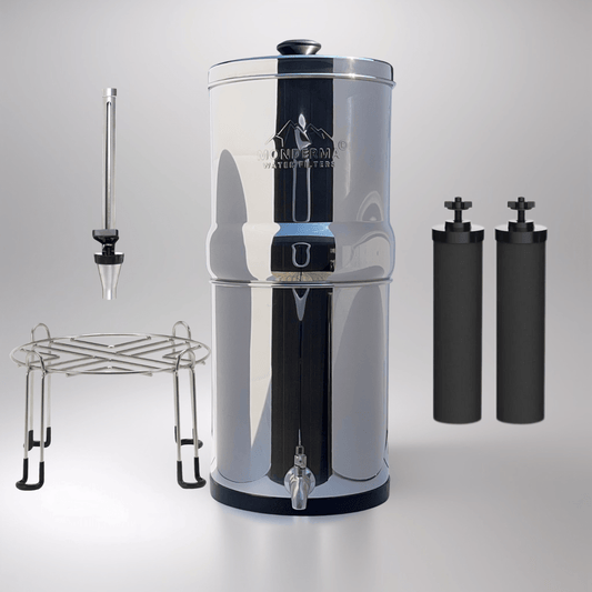 Monderma water filters fontaine monderma Fontaine à eau Monderma Max Big 8.5L - 2 cartouches filtrantes black filters