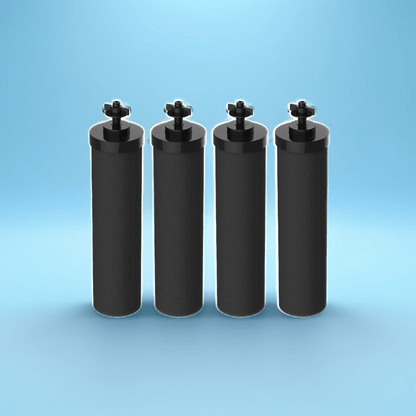 Monderma water filters Monderma éléments de filtration Lot 4 Cartouches Black filter - compatibles, British berkefeld - ProOne - Berkey - Monderma