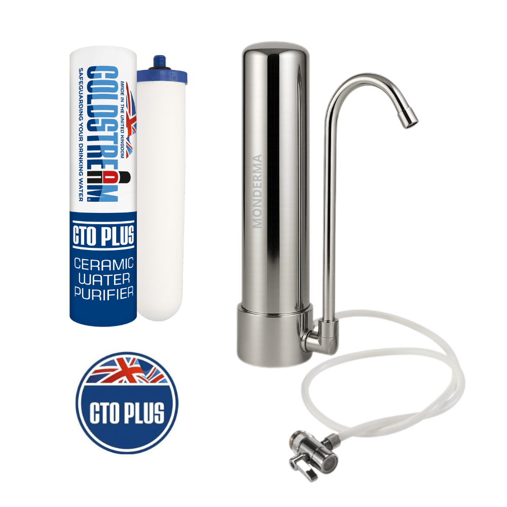 Monderma waterfilters filtration sur comptoir Monderma – Filtration sur Comptoir avec Cartouche CTO PLUS de Coldstream