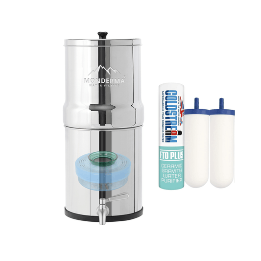 Monderma waterfilters fontaine monderma Fontaine Monderma Big 8.5L - 2 filtres FTO+ avec kit de magnétisation Eva