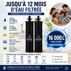 Filtros de agua Monderma Elementos filtrantes Monderma Filtros Monderma Black - cartucho de filtración NSF/ANSI 42, 12 meses, berkey, weeplow, bekerfeld, tanques Monderma