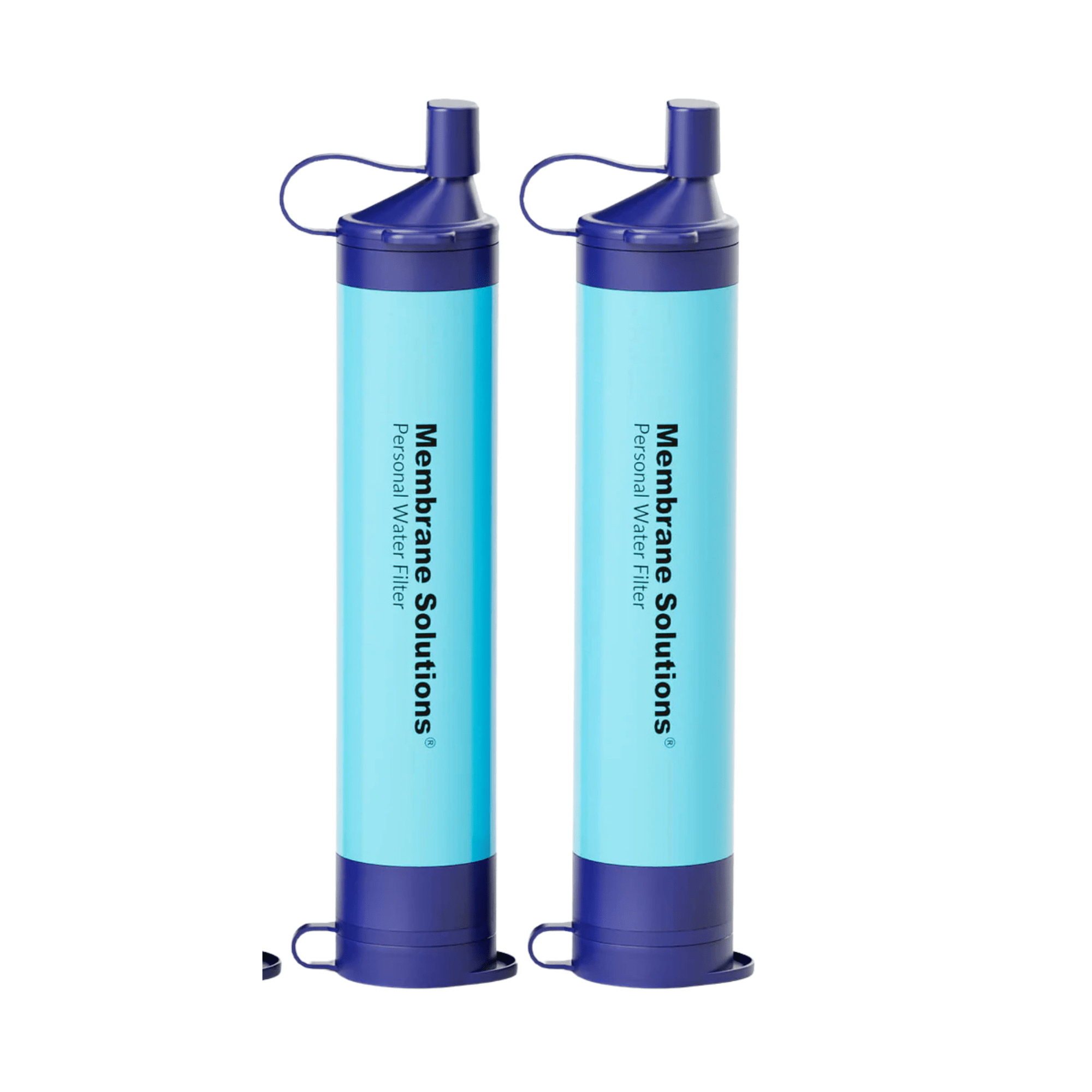Monderma waterfilters Paille filtrante Pack de 2 Paille filtrante, lot de 4 à 200 unités, toute situation, Membrane solutions, débit 500ml par minute