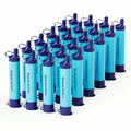 Monderma waterfilters Paille filtrante Pack de 24 Paille filtrante, lot de 4 à 200 unités, toute situation, Membrane solutions, débit 500ml par minute