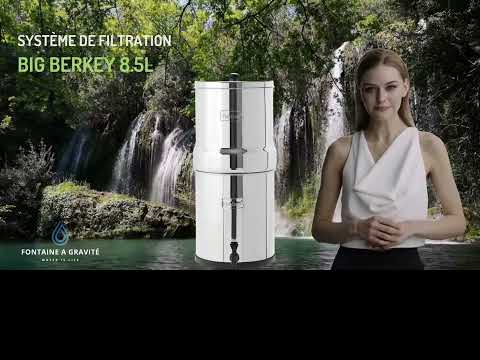 Big Berkey® 8.5 liters  4 Black Berkey filters – fontaine a gravité