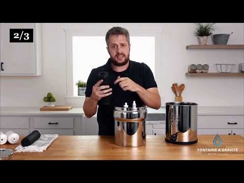 Big Berkey® 8.5 litres - 2 filtres Black Berkey® - Ref BK4X2-BB