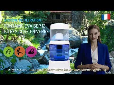 EVA-Bop-Brunnen, 12 Liter – unterer Glastank – mit Magnetsystem