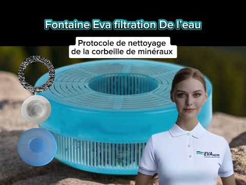 EVA 7L Wasserbrunnen – Unterer Glastank mit Magnetsystem
