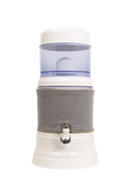 EVA UNITED LTD Eva Duo Wasserbrunnen EVA Bep Brunnen – Glastank, 7 Liter + hellgraue Abdeckung
