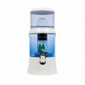 EVA UNITED LTD fontaine à eau eva Duo Fontaine EVA bep - cuve en verre, 7 litres + housse coloris gris foncé