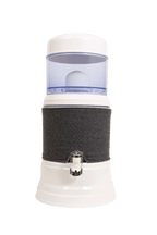 EVA UNITED LTD Eva Duo Wasserbrunnen EVA Bep Brunnen – Glastank, 7 Liter + dunkelgraue Abdeckung