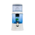 EVA UNITED LTD Eva Duo Wasserbrunnen EVA Bep Brunnen – Glastank, 7 Liter + gelbe Abdeckung