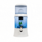 EVA UNITED LTD Eva Duo Wasserbrunnen EVA Bep Brunnen – Glastank, 7 Liter + gelbe Abdeckung