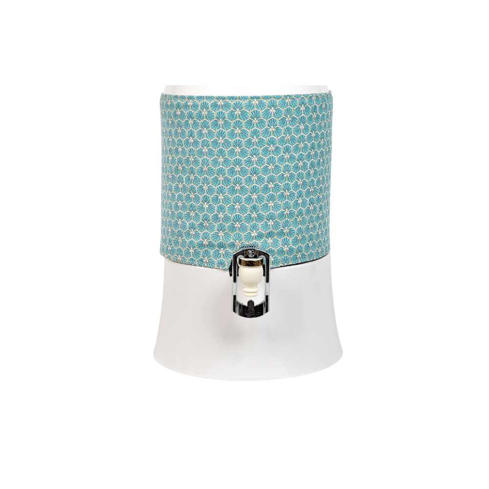 EVA UNITED LTD housses de protection Housse bac inférieur - Fontaine Eva 7 litres cuve plastique - turquoise - dorée